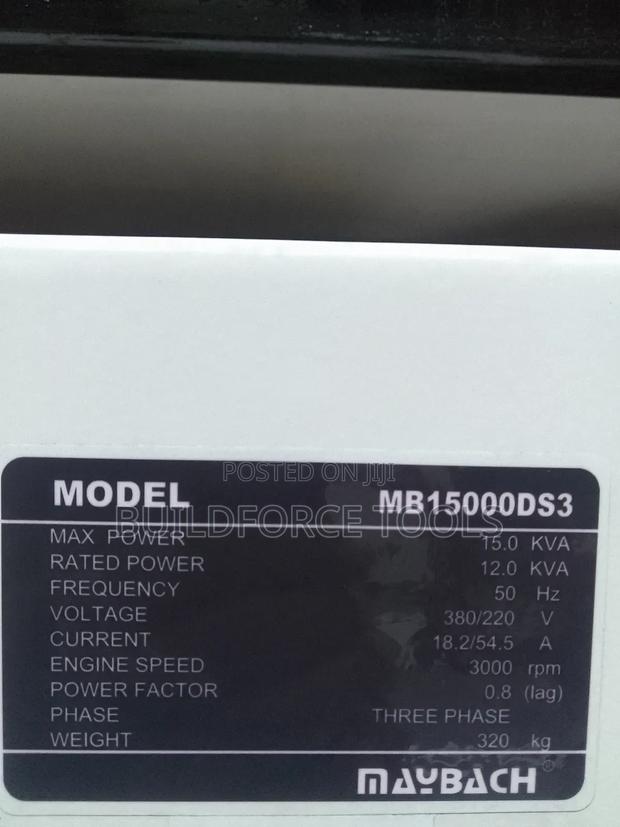 Maybach 15kva Super Silent Air Water Cooled Generator - thumbnail 3