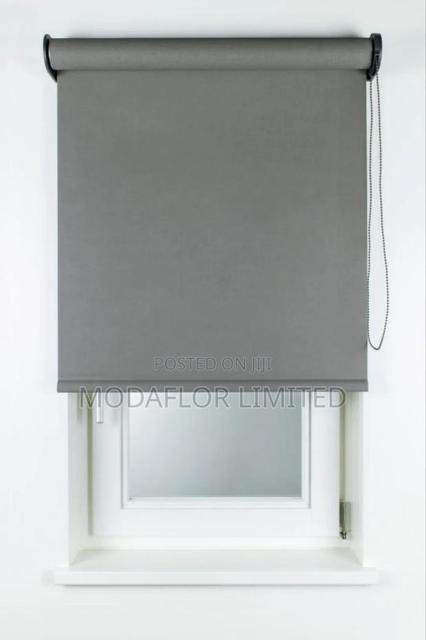 Elegant Office Blackout Roller Blinds – Reduce Glare - main view