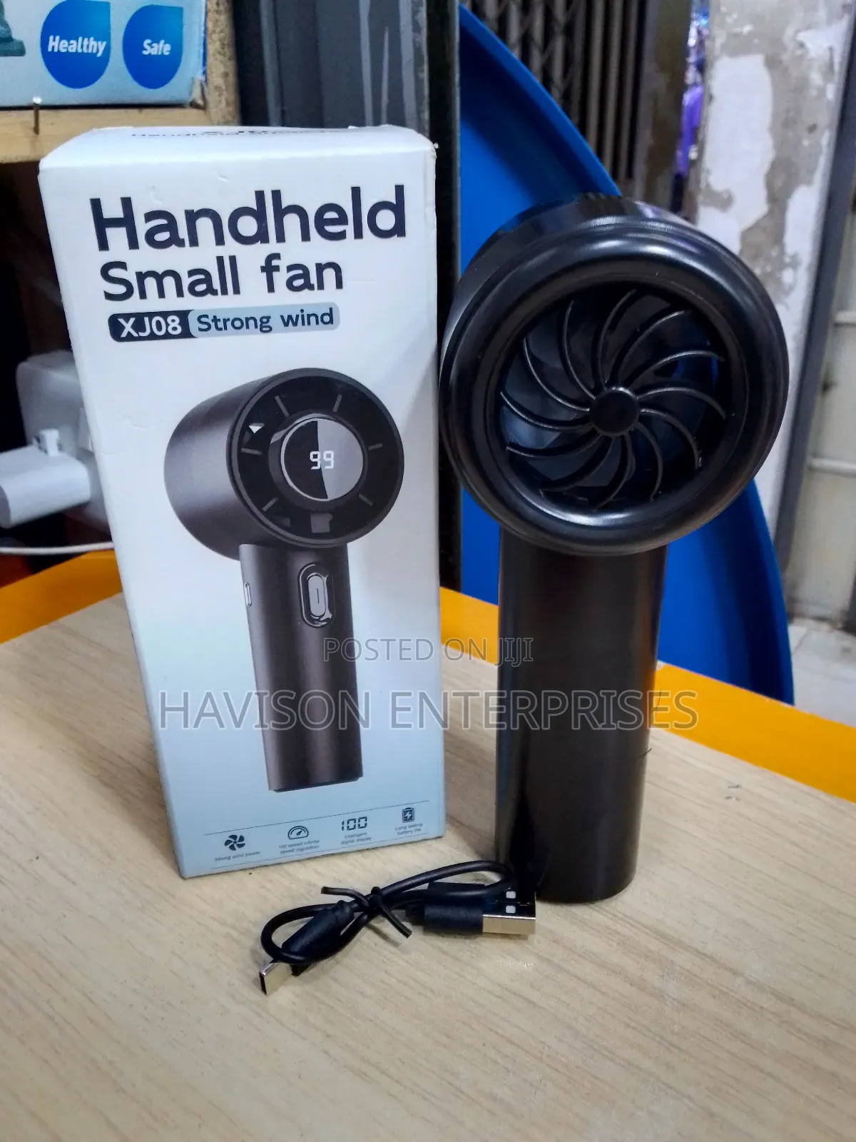 Type-C- Cable Hand Held Fan