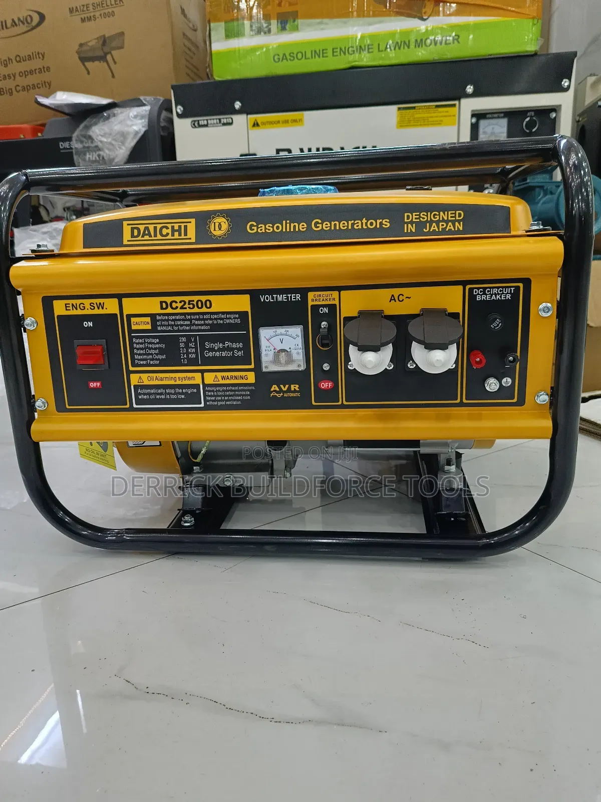 Daichi Dc 2500 3kva Keystart Gasoline Generator