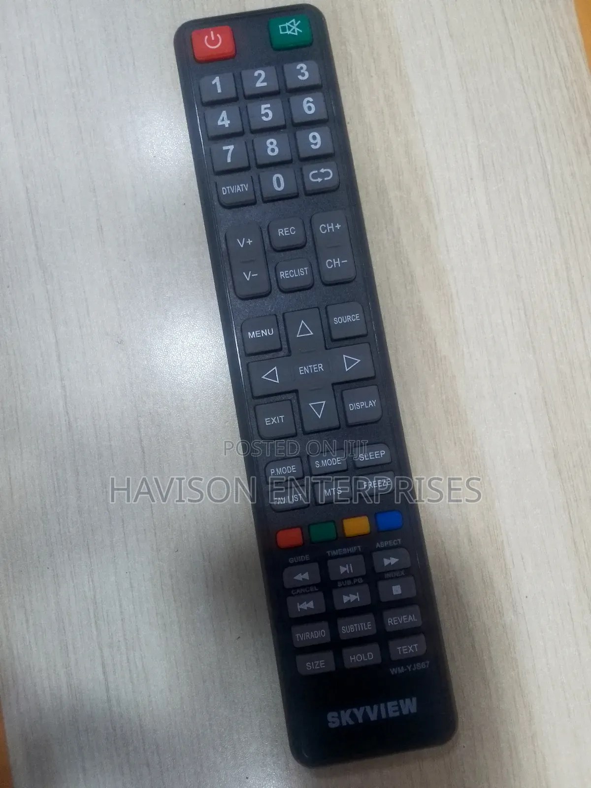 Sky View Tv Remote