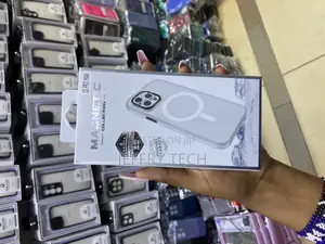 Jetech Magnetic Crystal Clear Case for iPhone 15 Pro Max 6.7