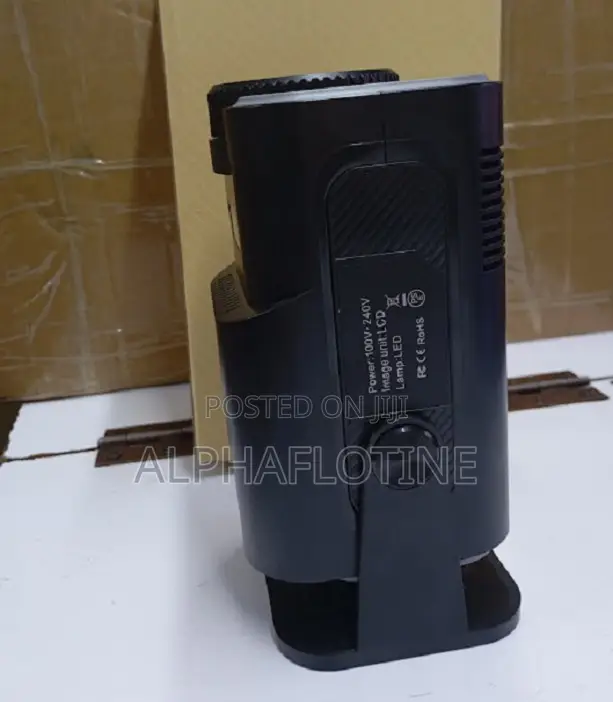 Black Hy320 Portable Android 13.0 Projector