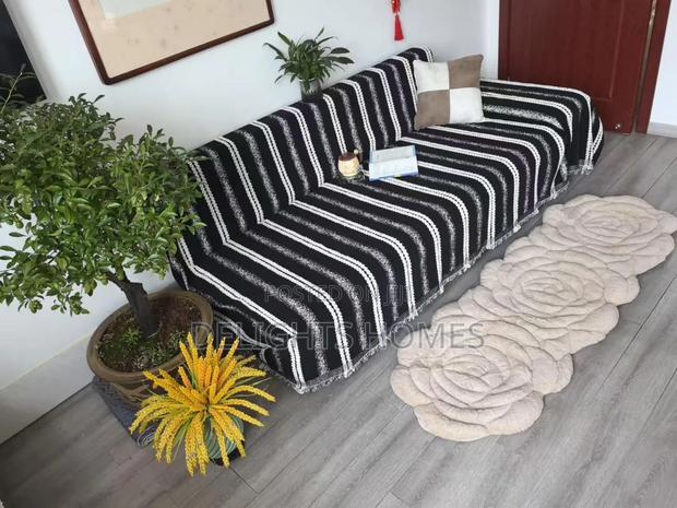 Reversible Chenille Cotton Sofa Covers - thumbnail 2