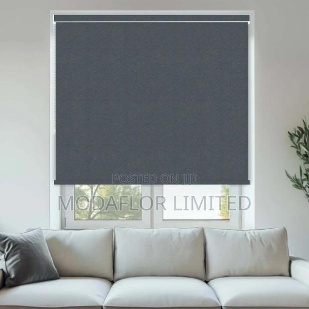 Silver Grey Blackout Roller Blinds – Perfect for Modern Interiors - main view
