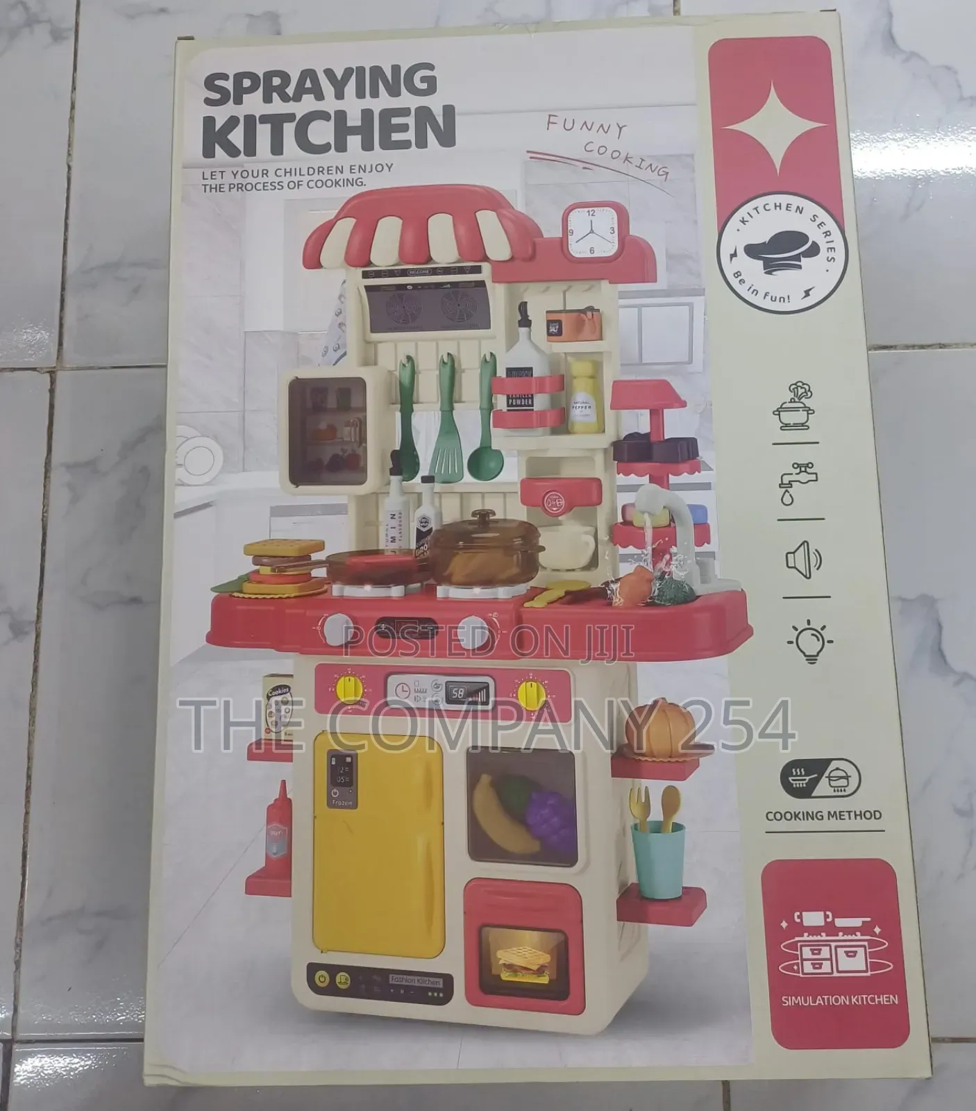 *Spraying Kitchen Set*
 48 PCS 
 Battery  Ope Rated 
 
