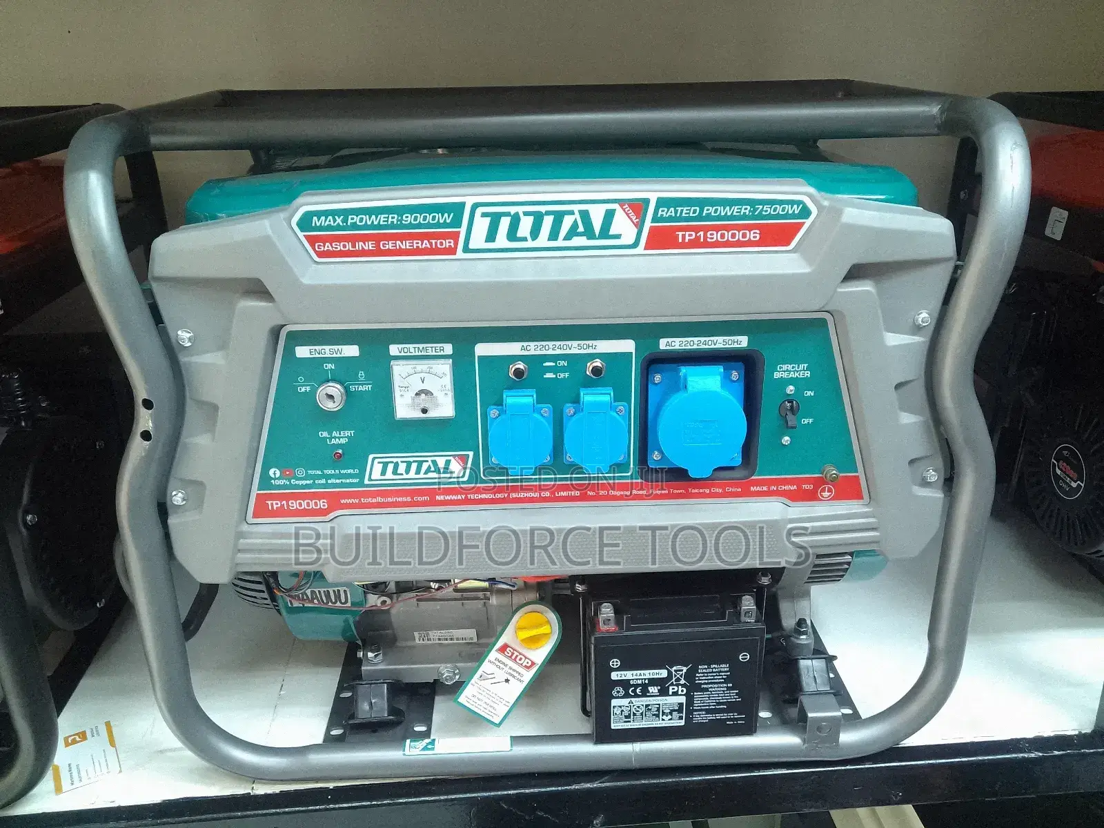 5.5kw Total Keystart Gasoline Generator