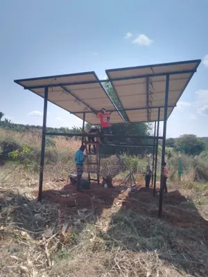 Solar Structure Mounting And Solar Pump Installation