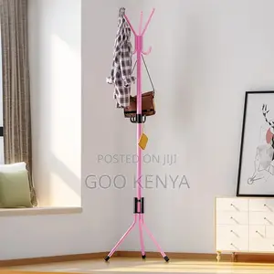 Home/Office Coat Hanger; Durable Metal Hall Tree With Multiple Hooks
