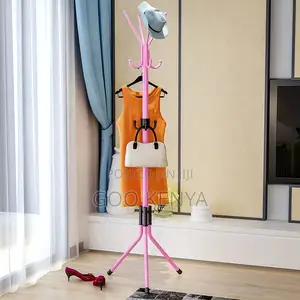 Home/Office Coat Hanger; Durable Metal Hall Tree With Multiple Hooks