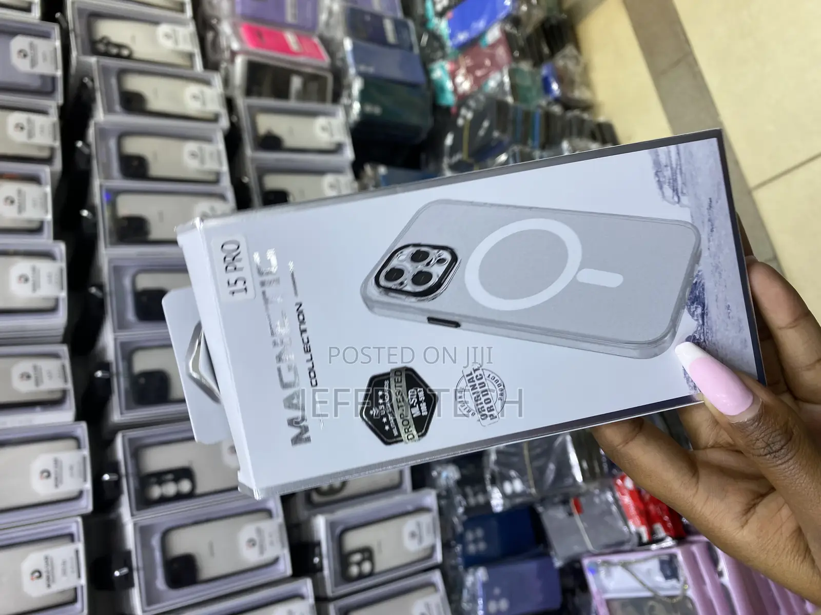 Betech Clear Case for iPhone 15 Pro Compatible With Magsafe