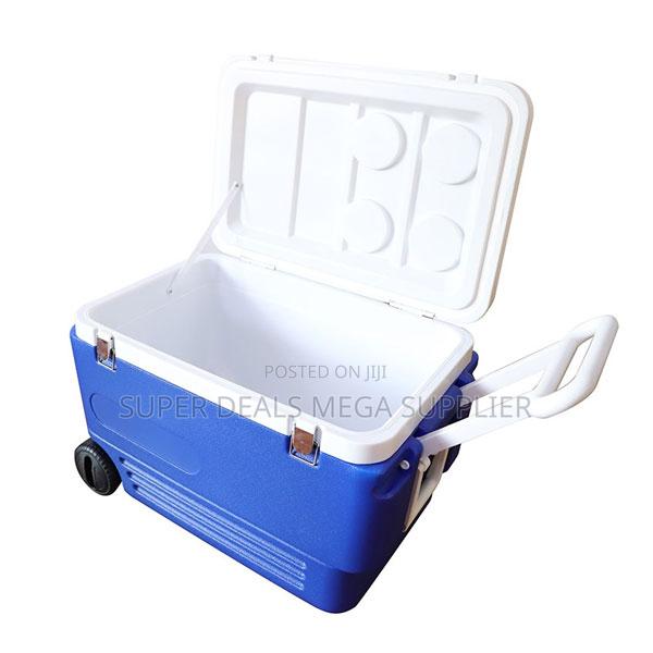 Impact Resistant 100 Litres Outdoor Cooler Box With Wheels and Handle