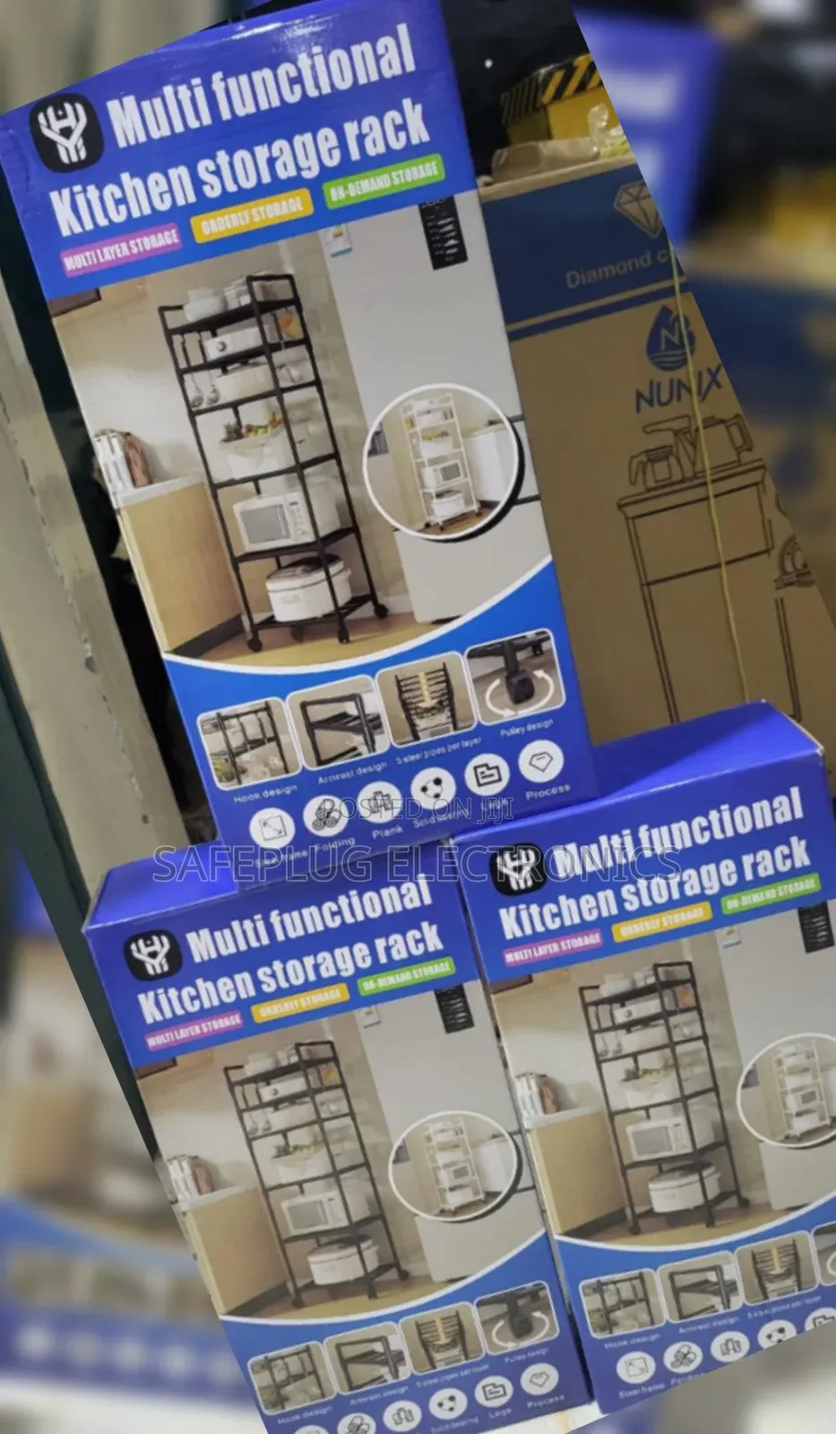 Multifunctional Kitchen Floor Stand