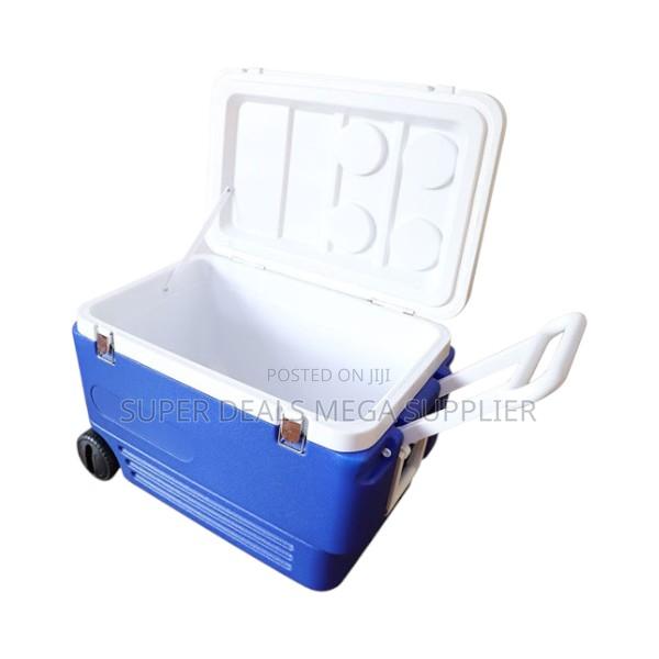 100 Litres Portable Outdoor Cooling Freezer Box With Wheels and Handle