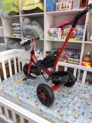 Guide-Push 3-Wheel Toddler Trike for Ages 2-4 — Sturdy Safe