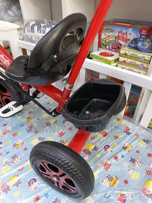 Guide-Push 3-Wheel Toddler Trike for Ages 2-4 — Sturdy Safe