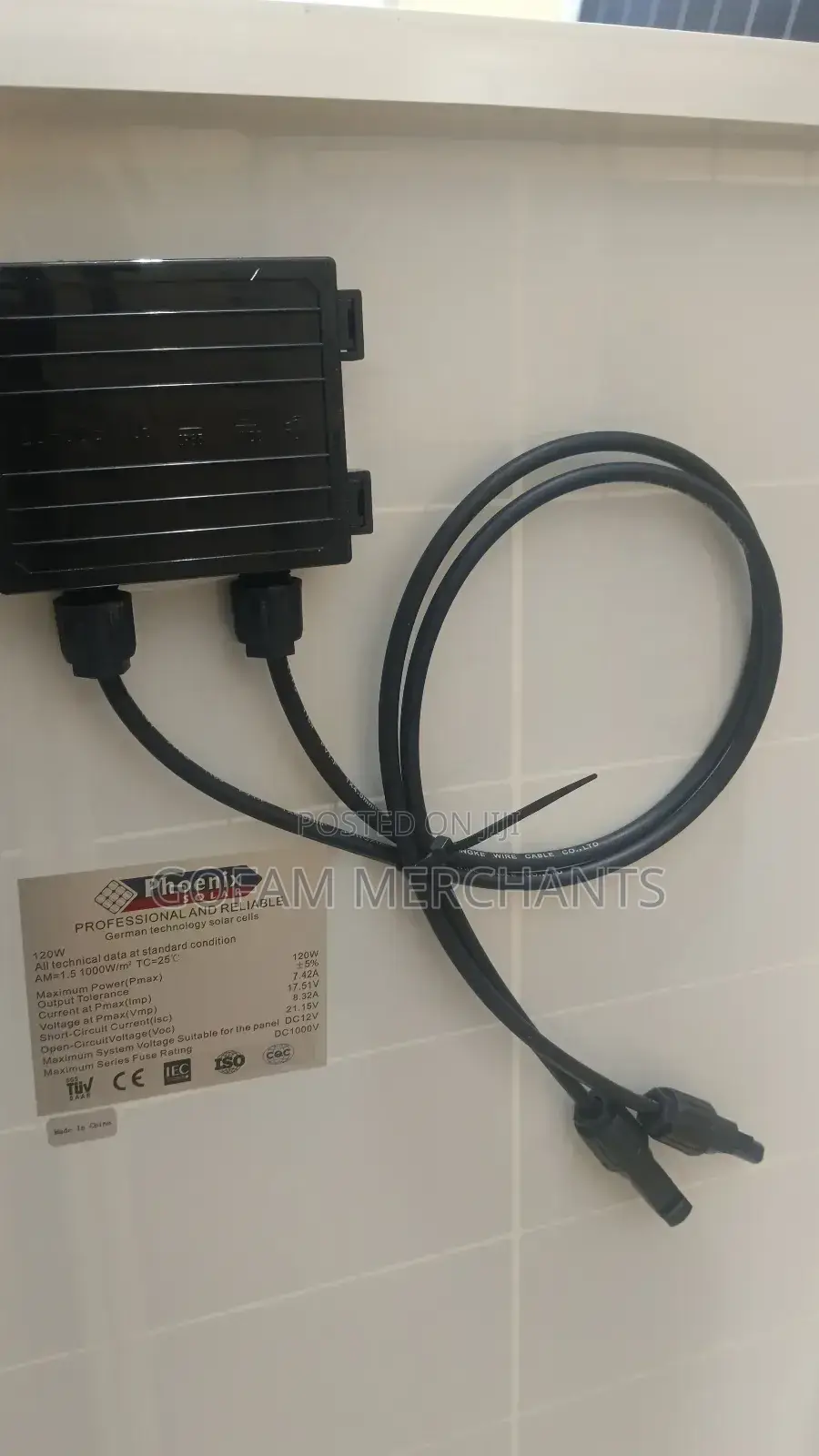 Phoenix 120w 12v Solar Panel German Technology