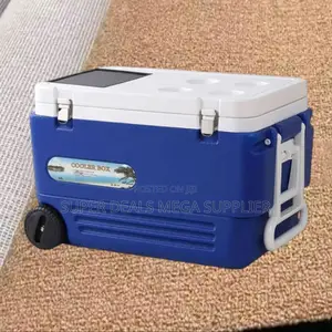 Rugged 100 Litres Hard Shell Outdoor Cooler Box With Wheels and Lid