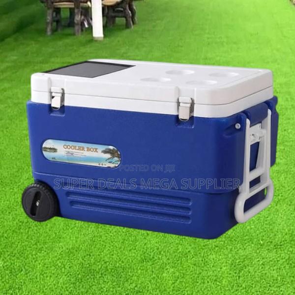 100 Litres Heavy Duty Outdoor Cooler Box With Wheels and Large Storage