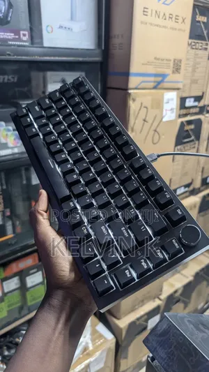 Ajazz Ak820 Black Hotswap Wired Type C Mechanical Keyboard