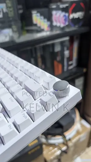 Ajazz Ak820 White Hotswap Wired Type C Mechanical Gaming Keyboard