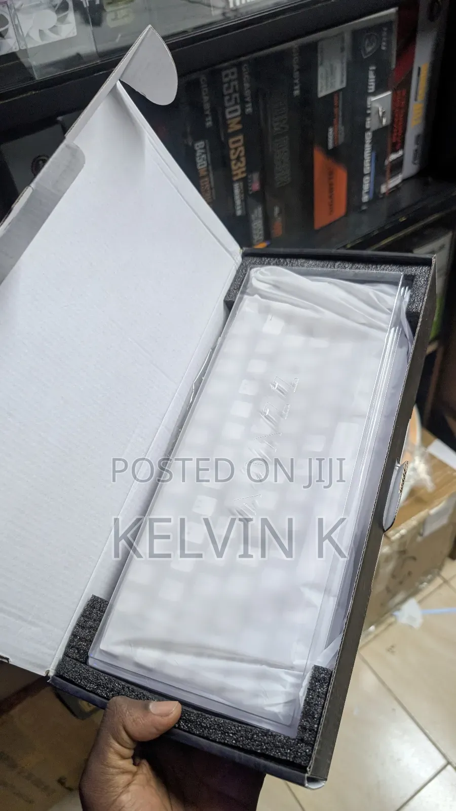 Ajazz Ak820 White Hotswap Wired Type C Mechanical Gaming Keyboard