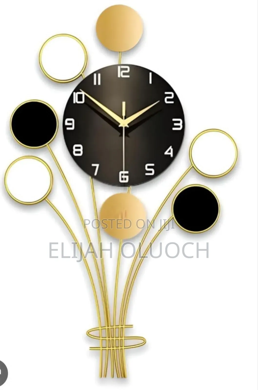 Geometric Shaped Wall Clock Home Decor
