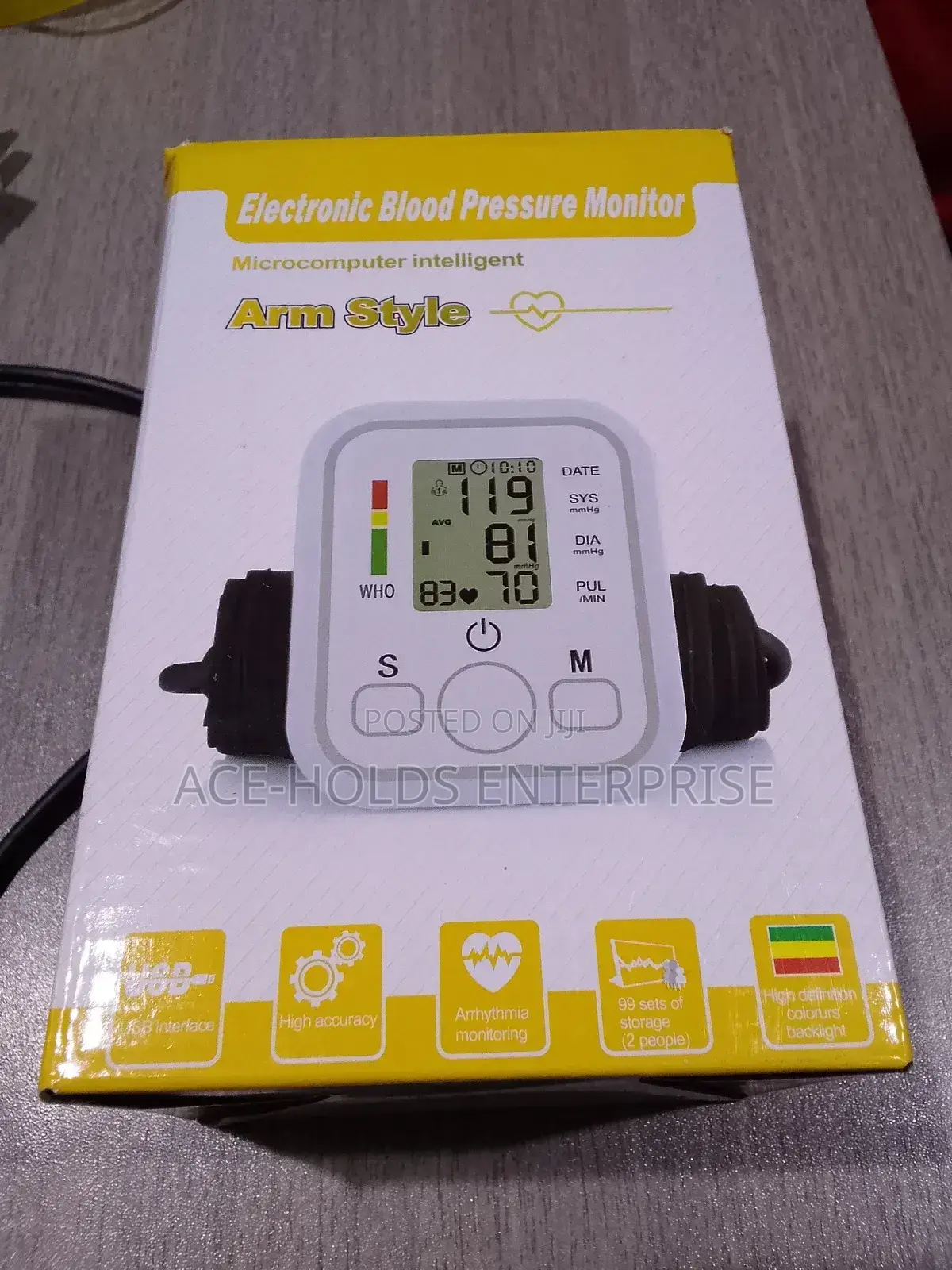 Electronic Blood Pressure Monitor Arm Style