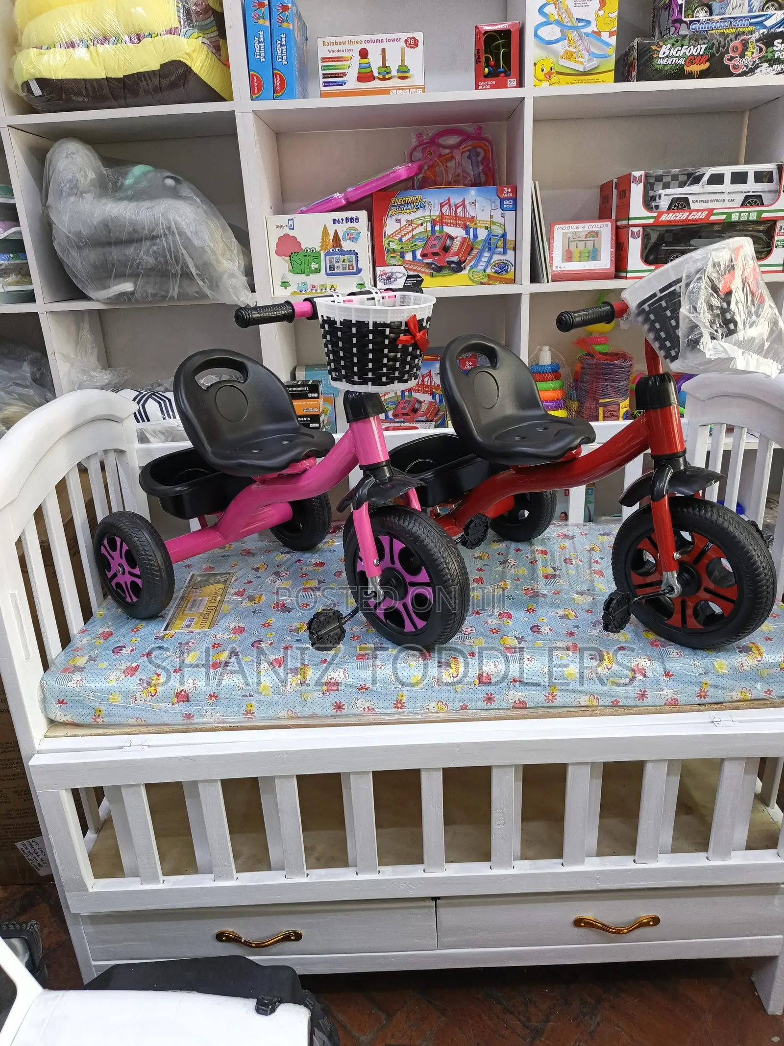 3-Wheel Baby Tricycle Toddler Ride-on Bike