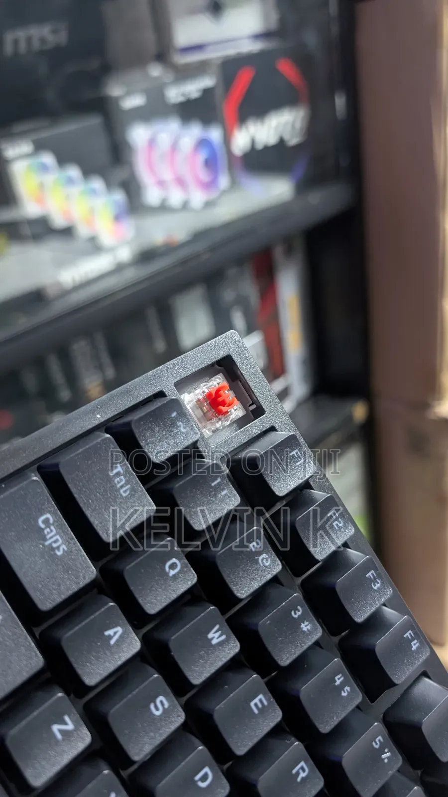 Ajazz Ak820 Black Hotswap Wired Type C Mechanical Keyboard