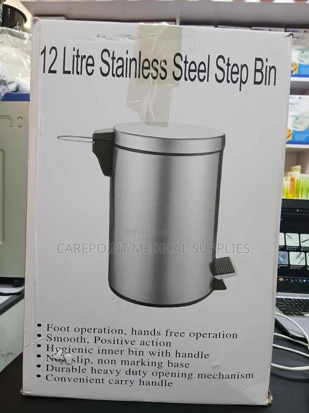Stainless Steel Pedal Bin 12l