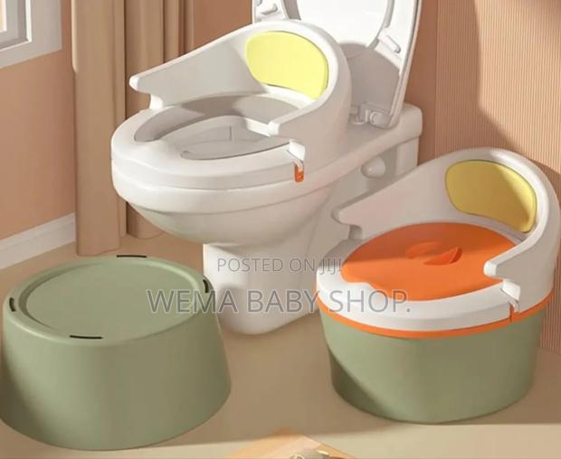 3-in-1 Baby Potty Training System (Potty /Training Seat/a Step Stool).