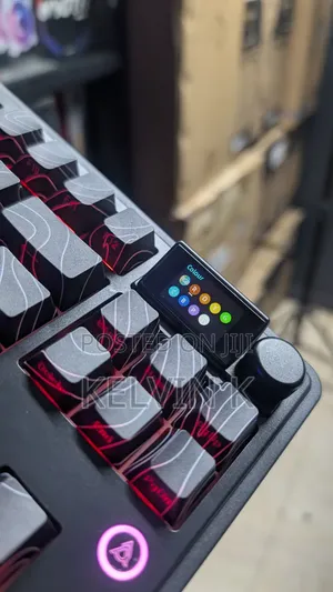 Ajazz Ak870 Plus Flaming Red Mechanical Gaming Keyboard