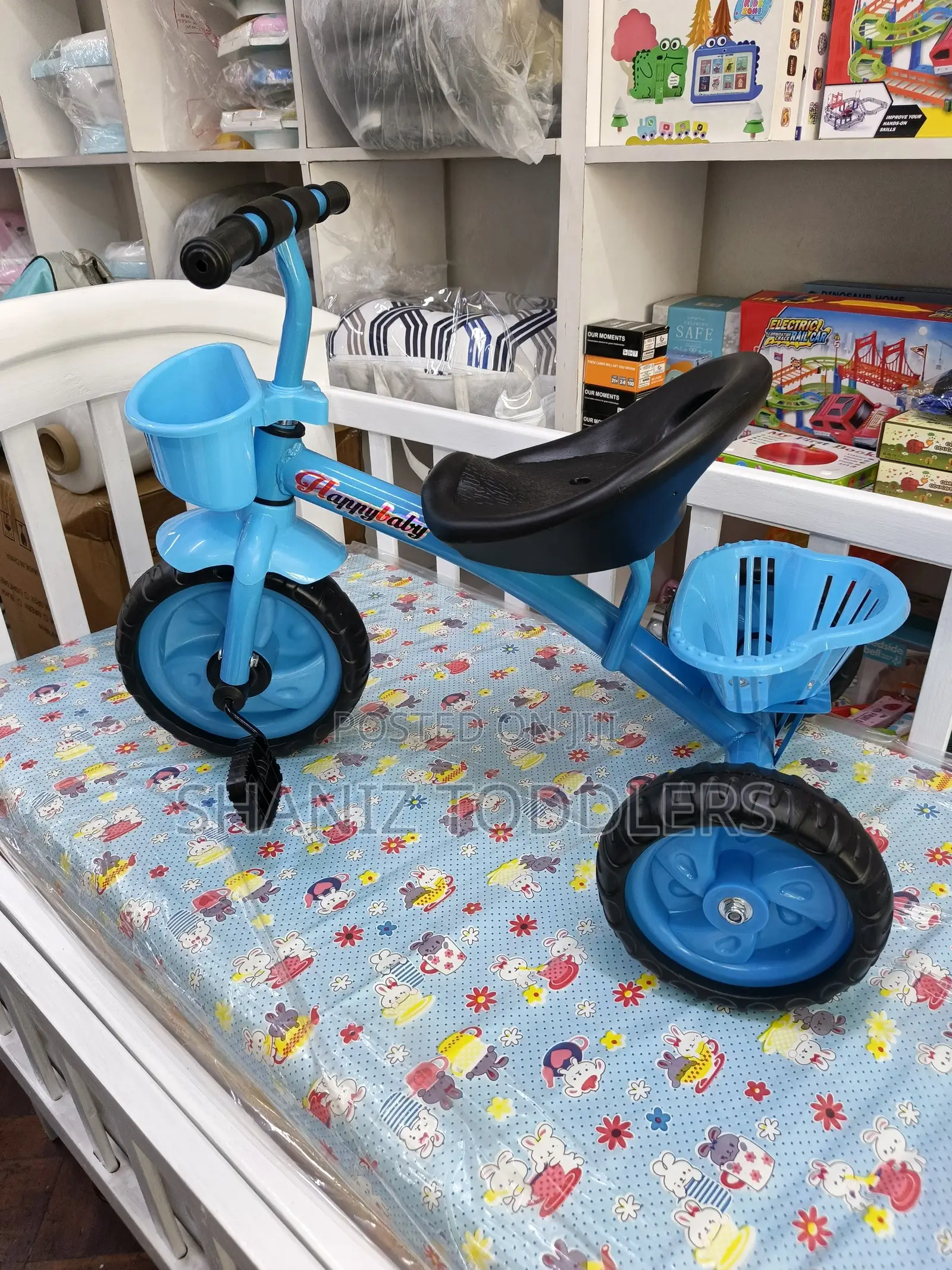 Kids 3-Wheel Tricycle for Toddlers – Strong Frame Smooth Ride