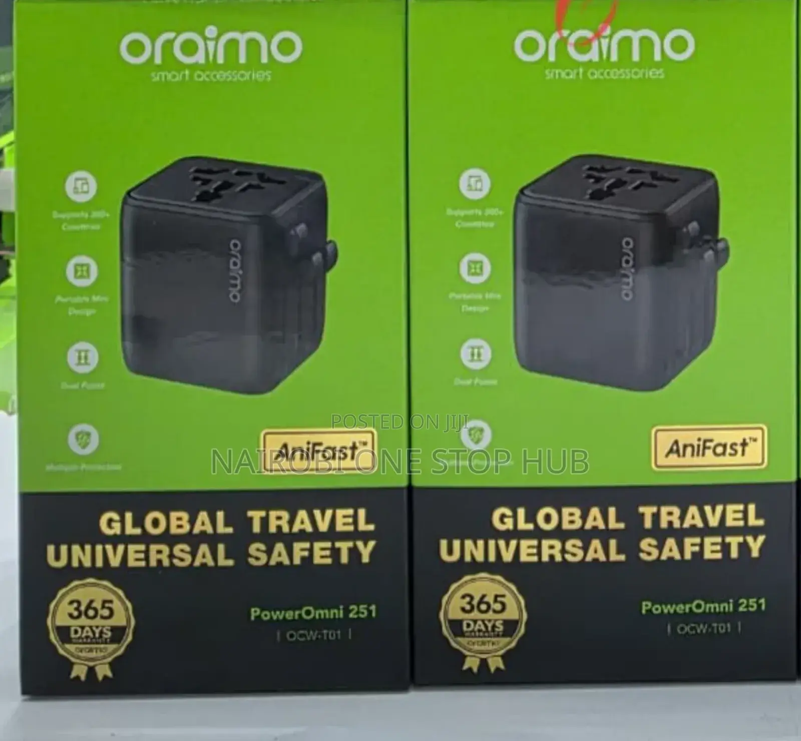 Universal Travel Adapter Oraimo Power Omni 251