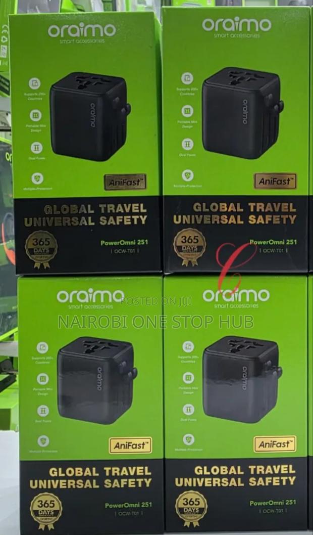 Universal Travel Adapter Oraimo Power Omni 251 - thumbnail 2