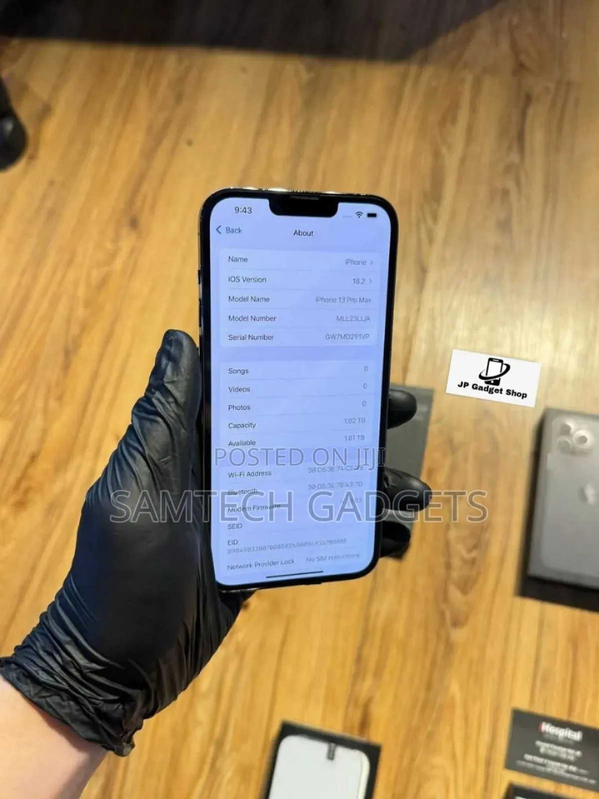 New Apple iPhone 13 Pro 256 GB Black
