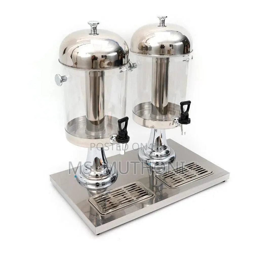 16 L Hosting/ Serving Double Glass Juice Dispensers