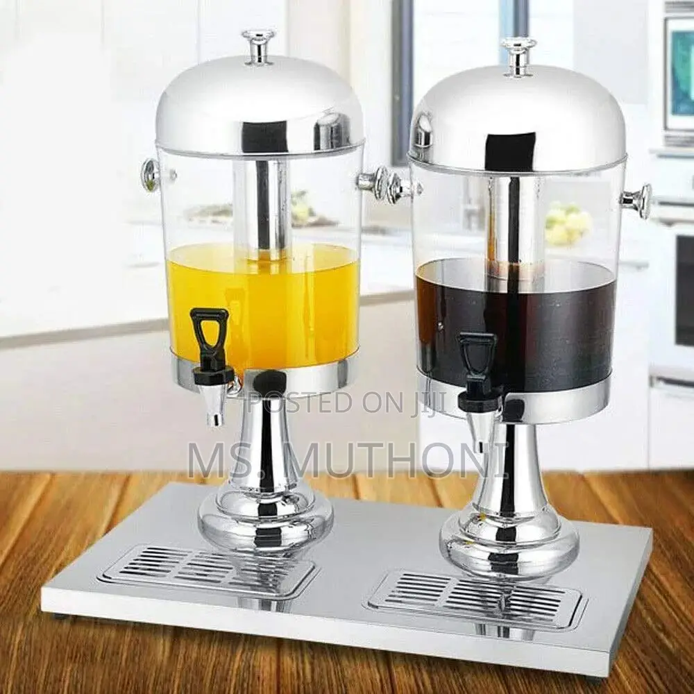 16 L Hosting/ Serving Double Glass Juice Dispensers