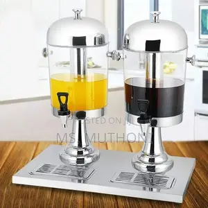 16 L Hosting/ Serving Double Glass Juice Dispensers