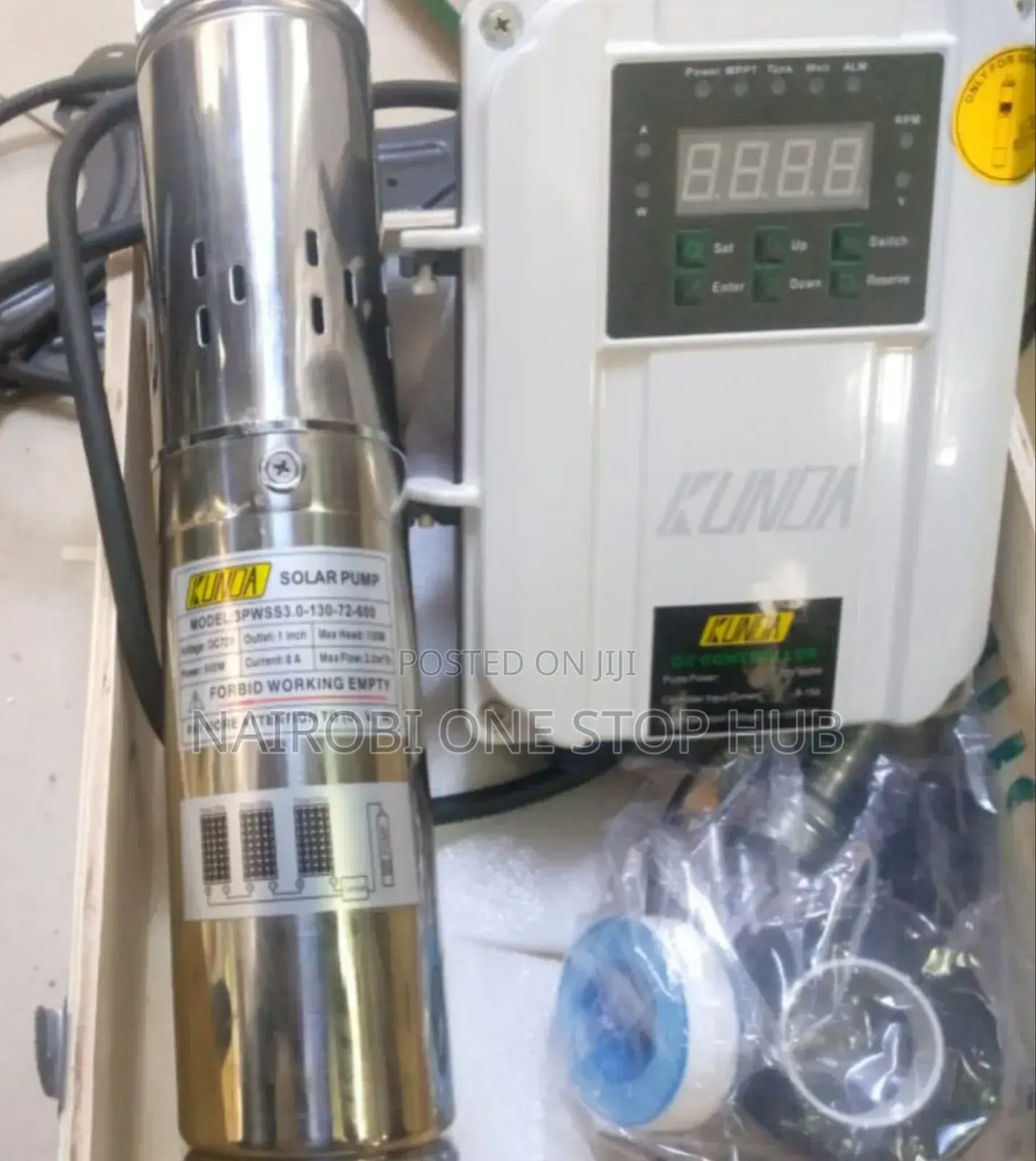 Kunda 600w 130m Head Submersible Solar Pump