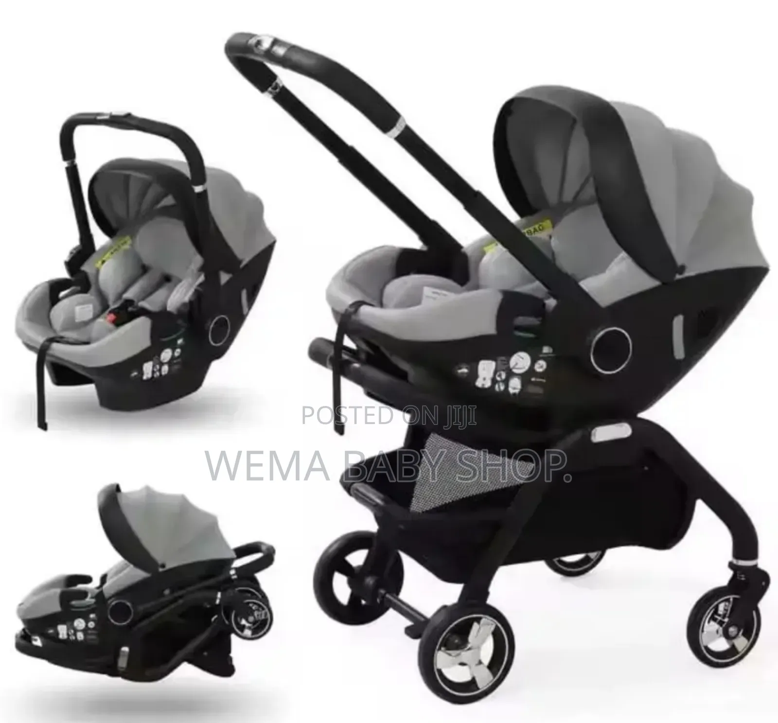 Kidilo 3-in-1 Baby Stroller.