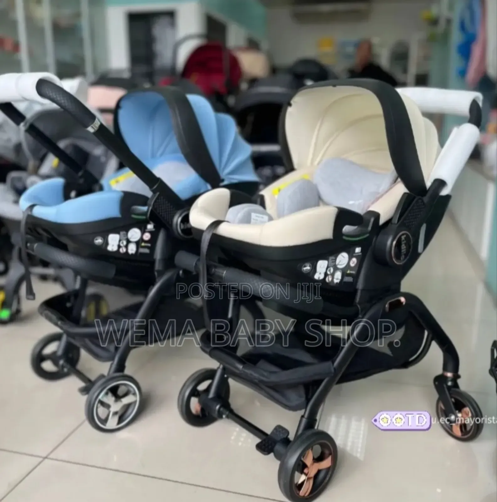 Kidilo 3-in-1 Baby Stroller.