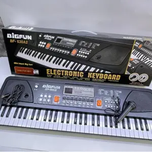 Portable Keyboard 61 Keys Electric Piano With Microphone