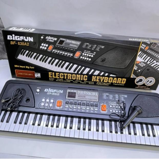 Portable Keyboard 61 Keys Electric Piano With Microphone