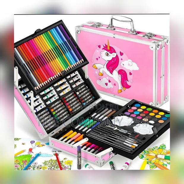 Kids 145 Pieces Metallic Artset - main view