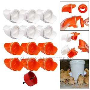 Diy Chicken Feeder for Outdoors (Waterproof) No Waste - 20 Pieces