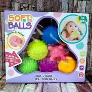 *6 Pieces Colorful Soft Balls