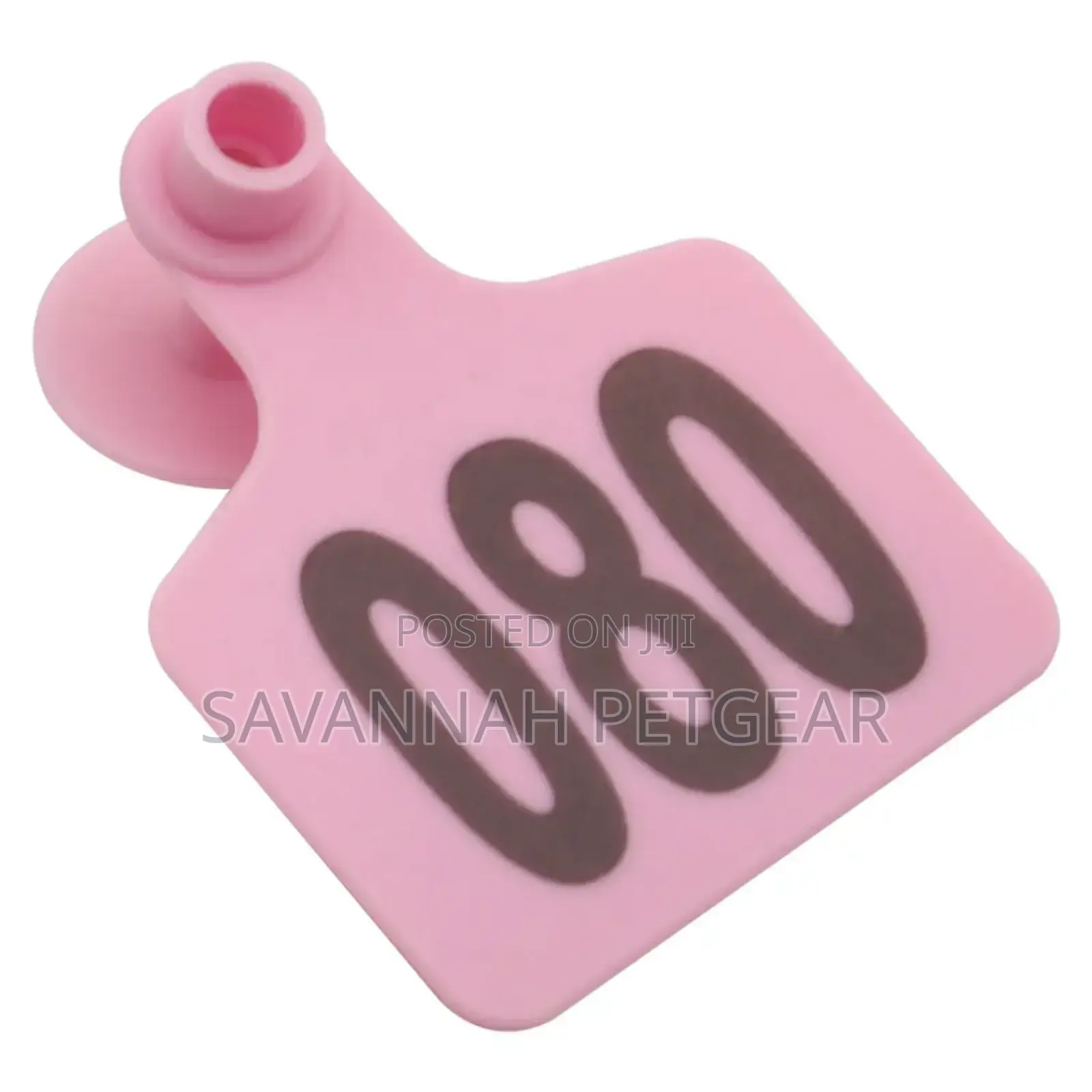Customized Numbered Animal Ear Tag (Pink Color) Livestock,Goat, Pigs