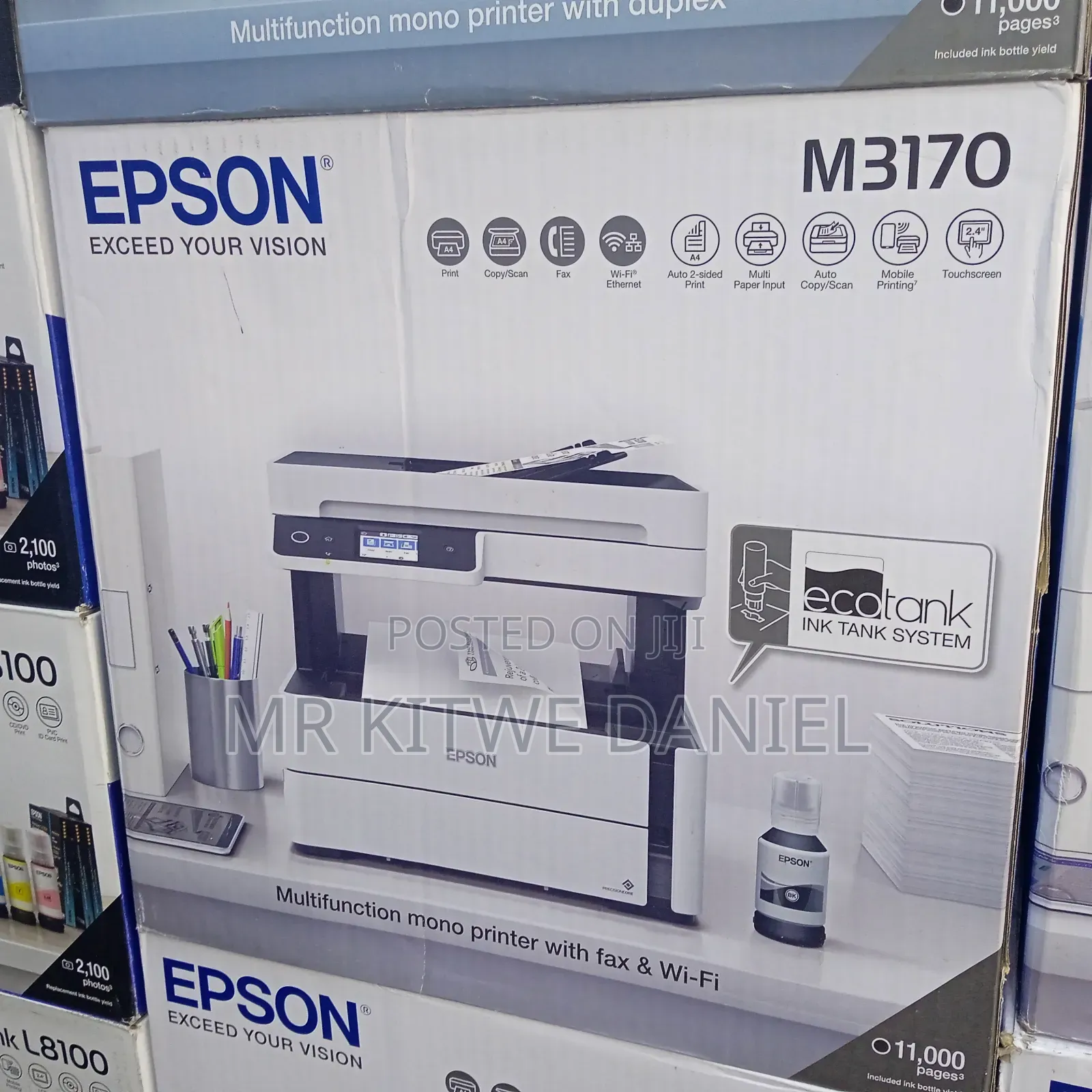 Epson Ecotank M3170 Ink Tank Printer